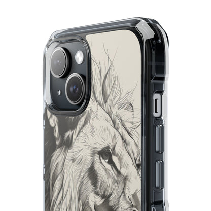 Majestic Linework Lion - Phone Case for iPhone