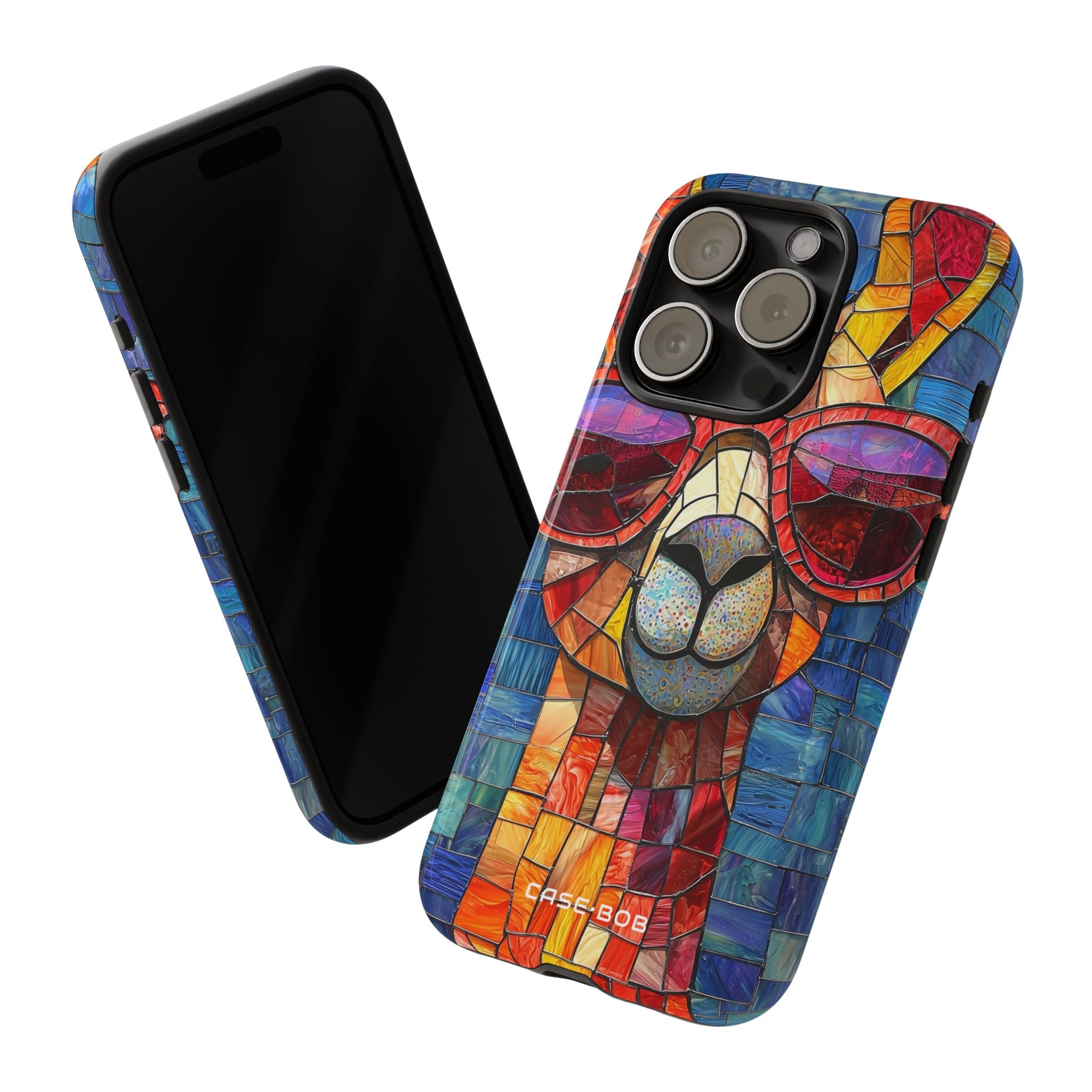 Llama Glow iPhone 15 Pro Case - Tough
