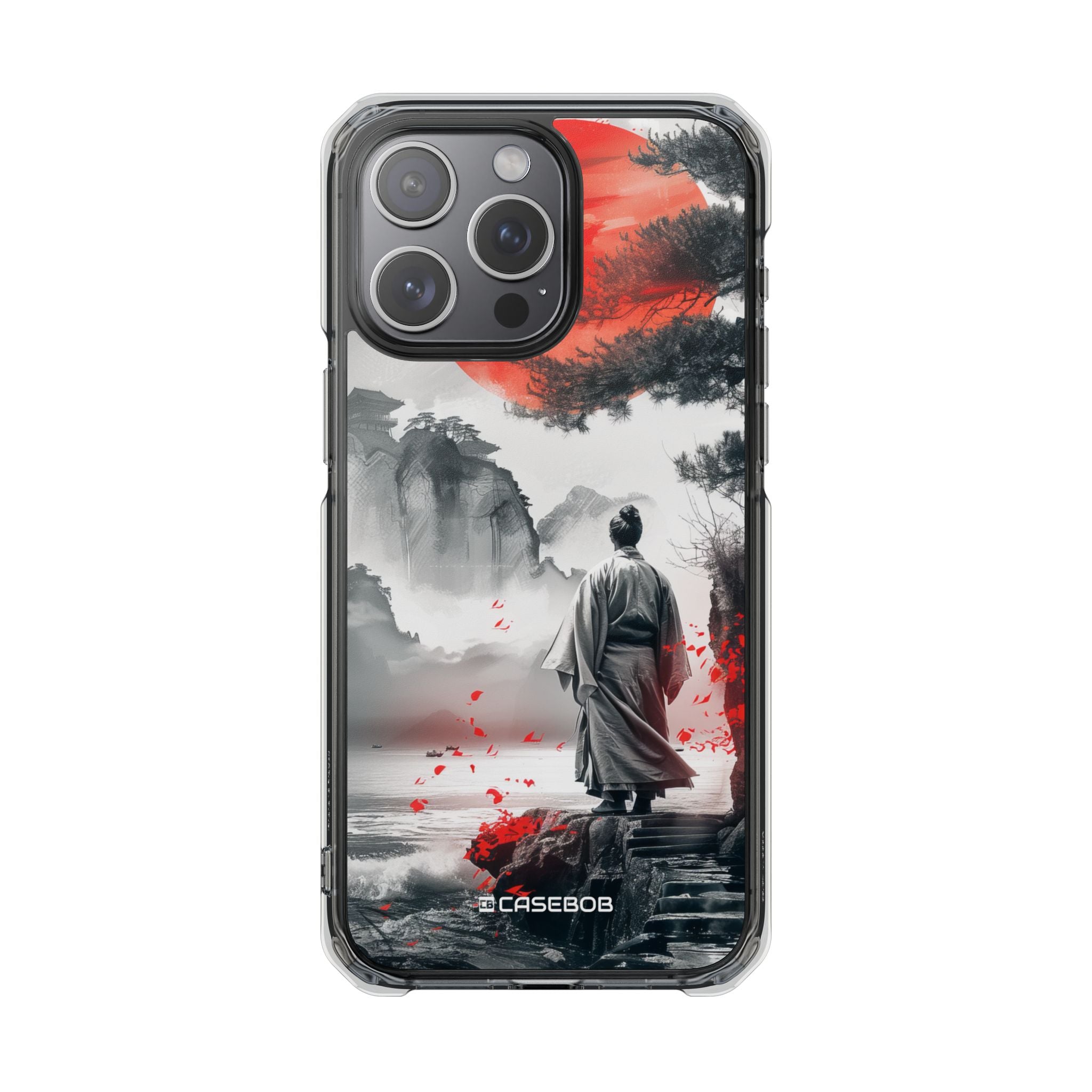 Serene Samurai Sunrise - Phone Case for iPhone