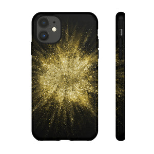 Gold Glitter Background - Protective Phone Case