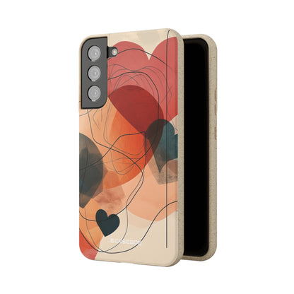 Abstract Heart Harmony | Biodegradable Phone Case