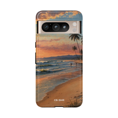 Golden Waves Embrace - Google Pixel Case