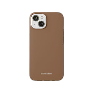 Chamoisee Brown | Handyhülle für iPhone (Flexi Case) 