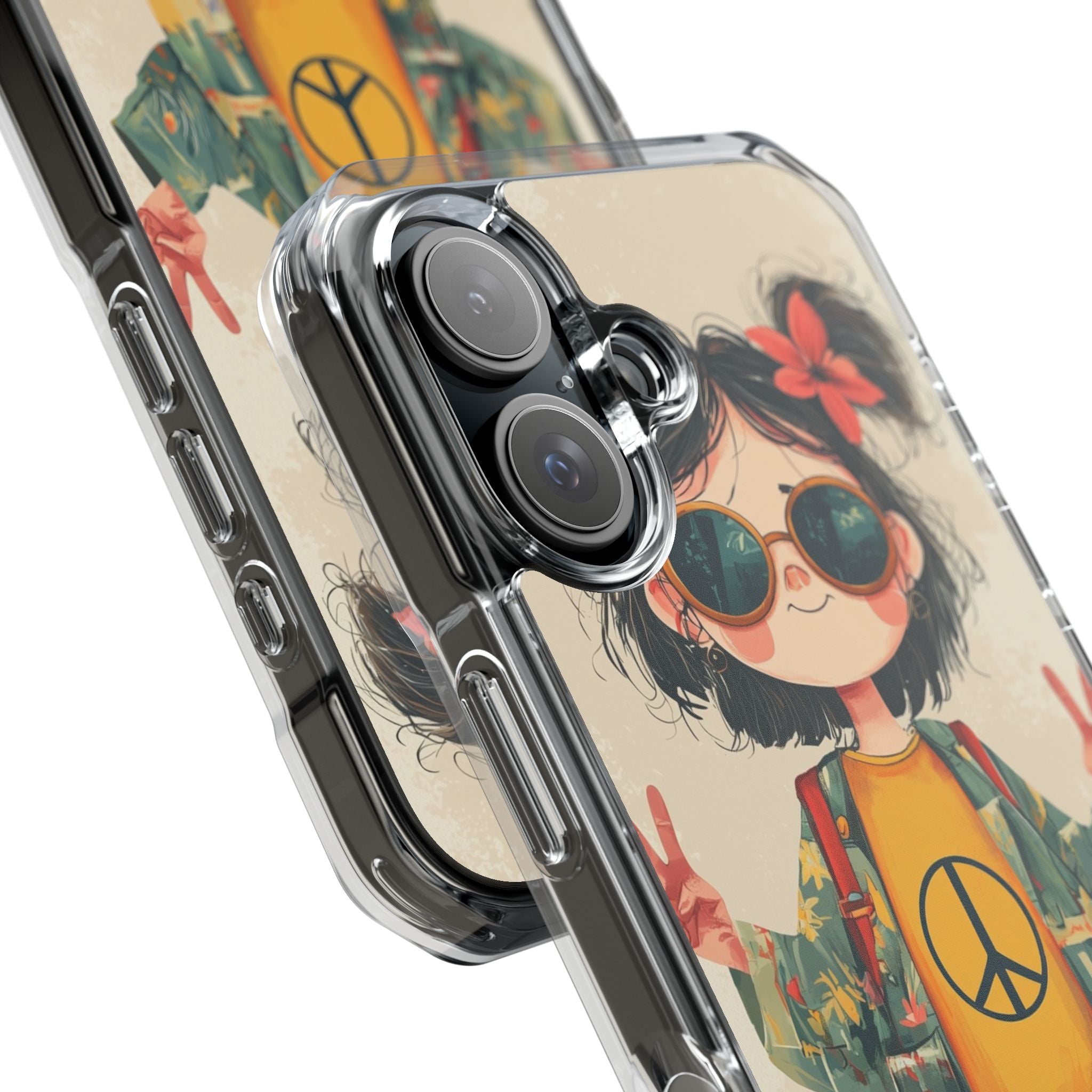Peace Pigtails iPhone 15 Case - Impact