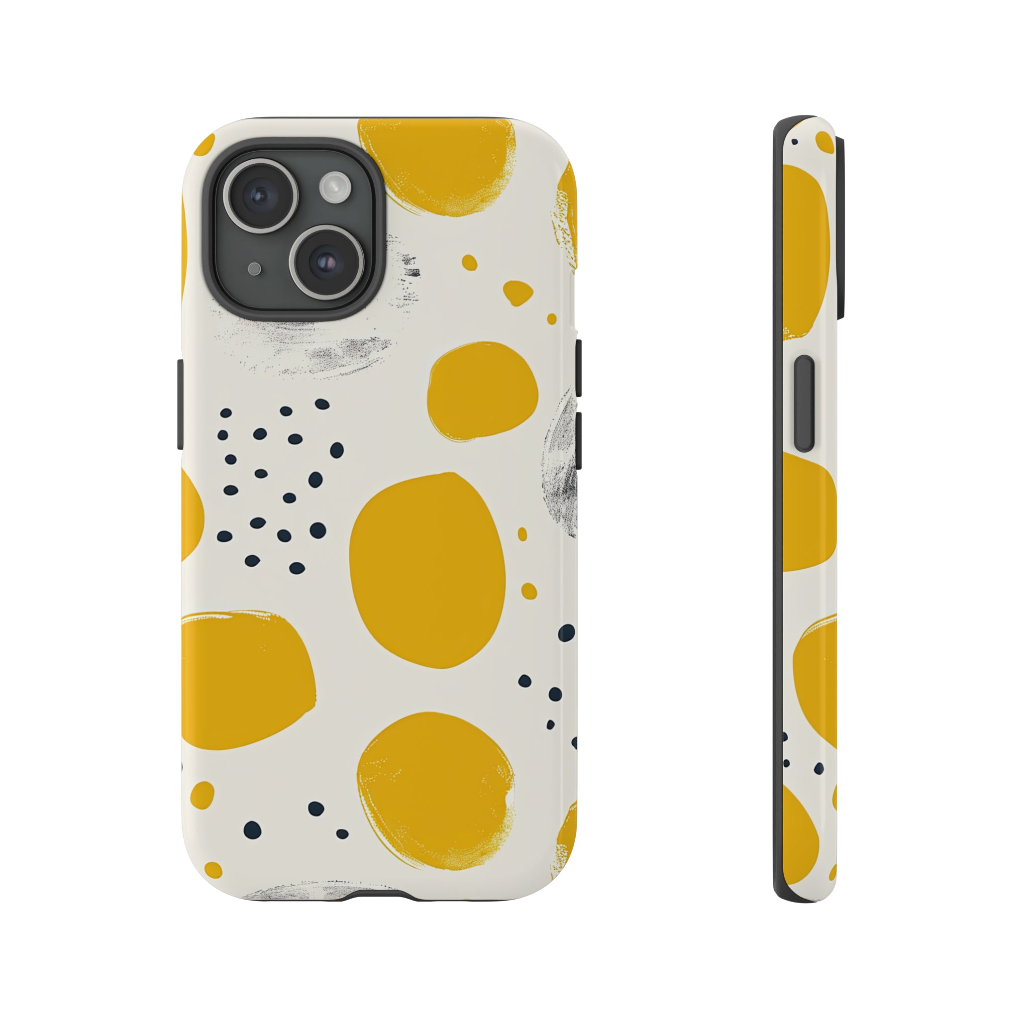 Dotted Yellow Simplicity - Protective Phone Case