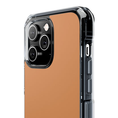 Persian Orange - Clear Impact Case for iPhone