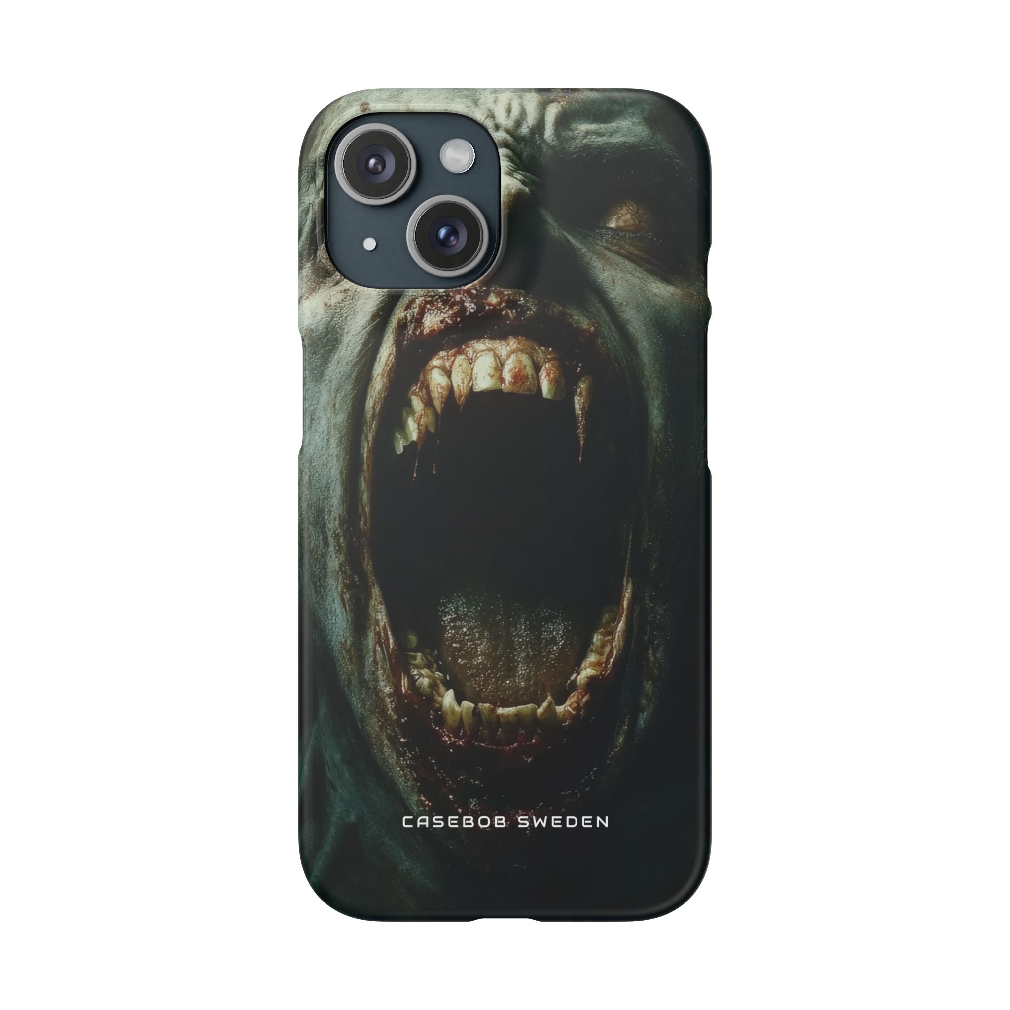 Gothic Wail of Decay iPhone 15 - Slim Phone Case