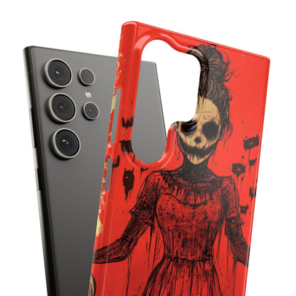 Haunting Scarlet Descent Samsung S24 - Slim Phone Case