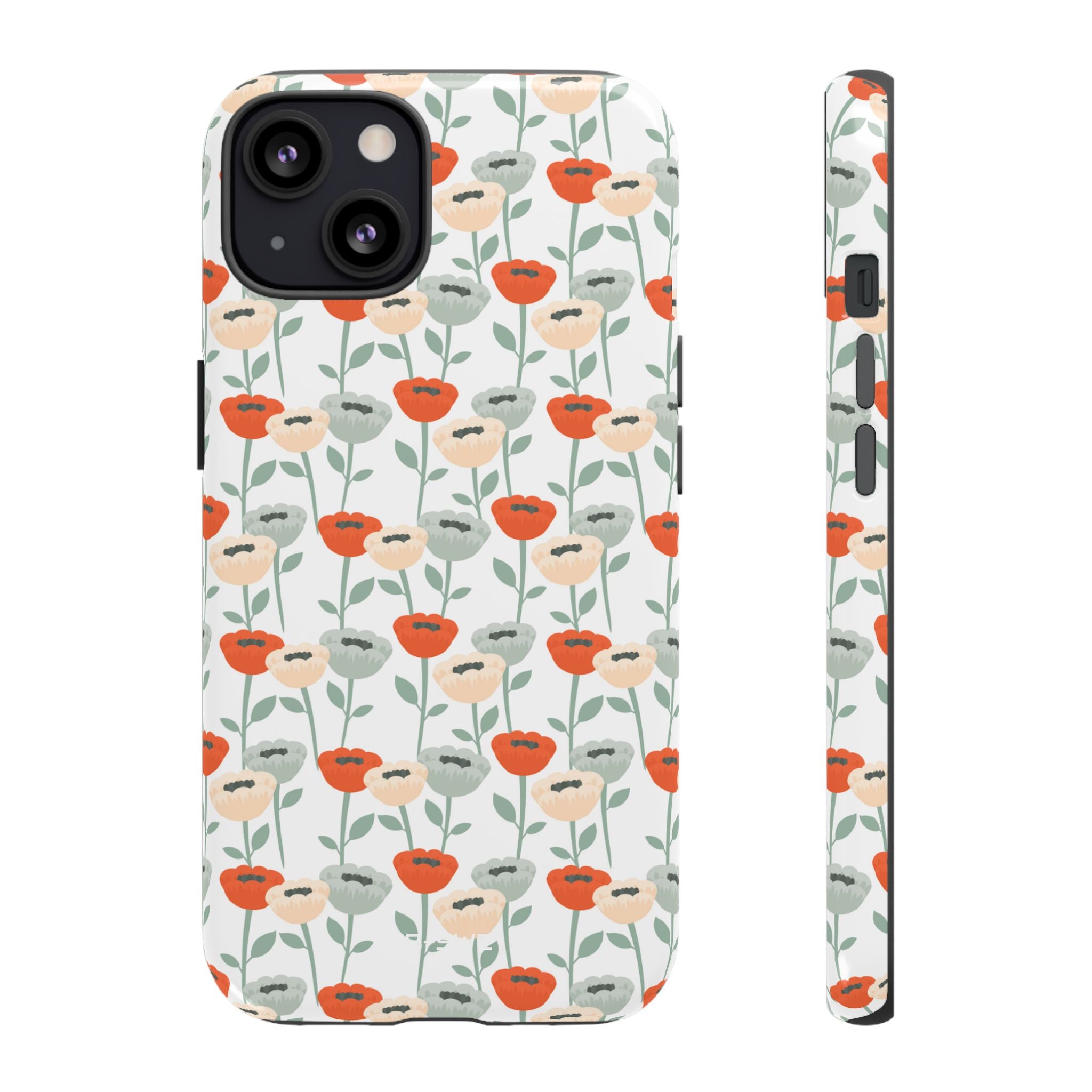 Minimalist Floral Elegance - iPhone Case