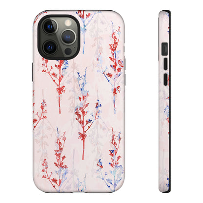 Pink Vintage Flowers - Protective Phone Case