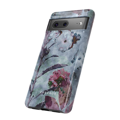 Monochrome Roses, Peonies & Asters - Protective Phone Case