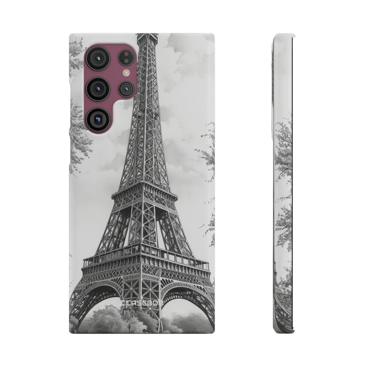 Parisian Monochrome Majesty | Slim Phone Case for Samsung