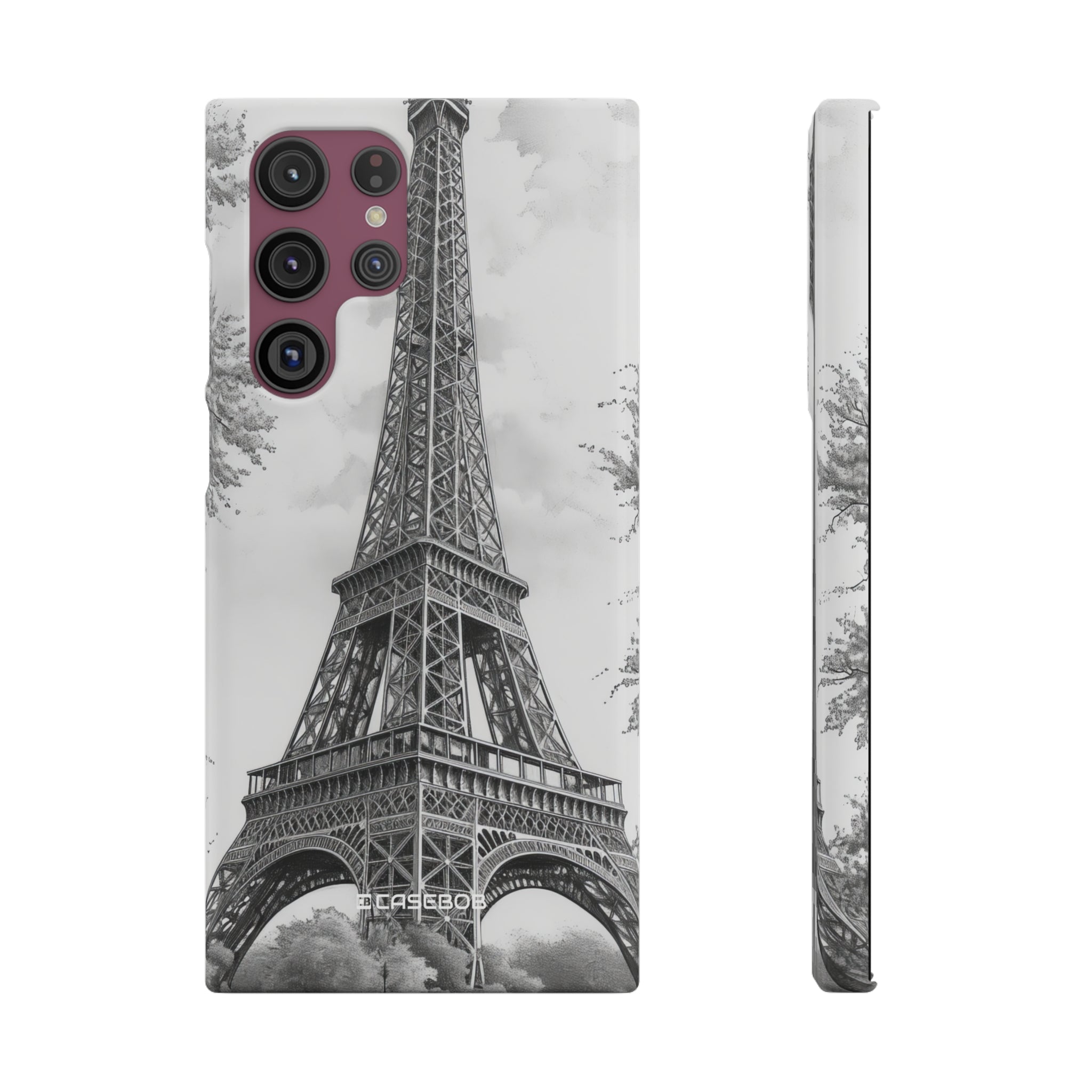 Parisian Monochrome Majesty | Slim Phone Case for Samsung