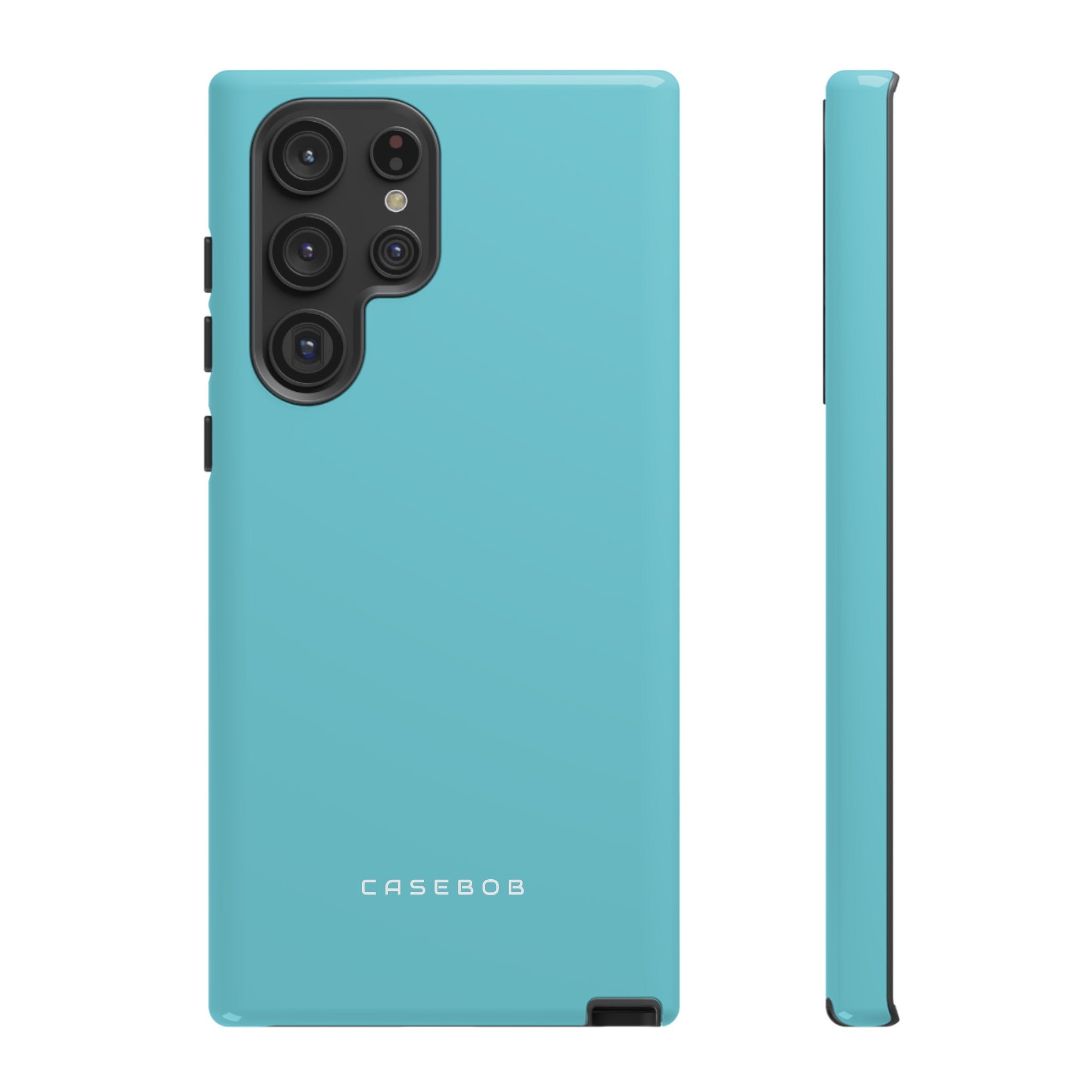 Cyan Blue - Protective Phone Case - Protective Phone Case