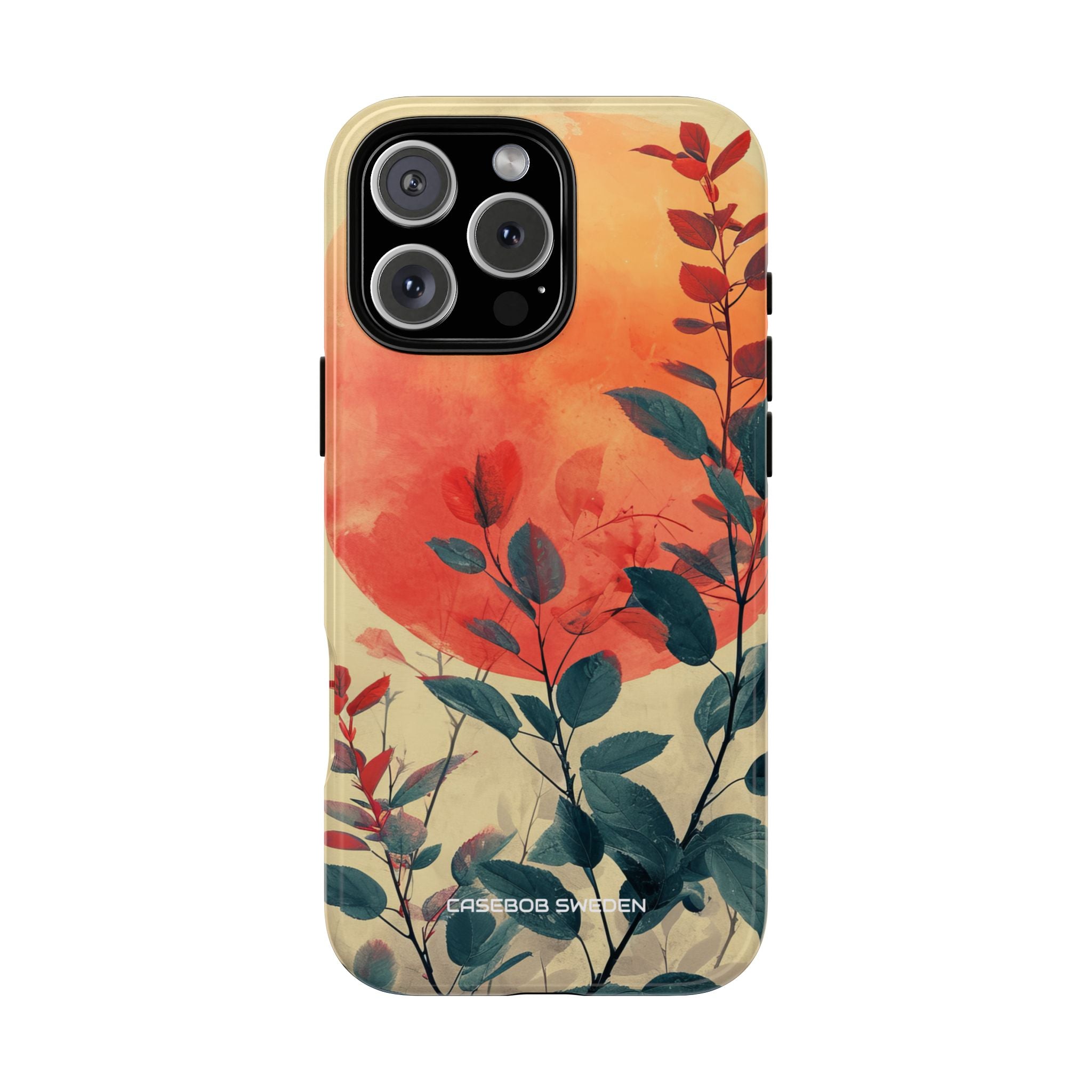 Orange Sun Harmony - Tough iPhone 16 Phone Case