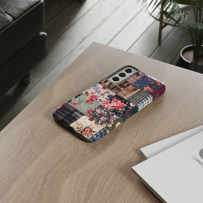 Patchwork Floral Quilt  Samsung S22 - Tough