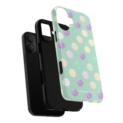 Pastel Polka Dots - Tough iPhone 16 Phone Case