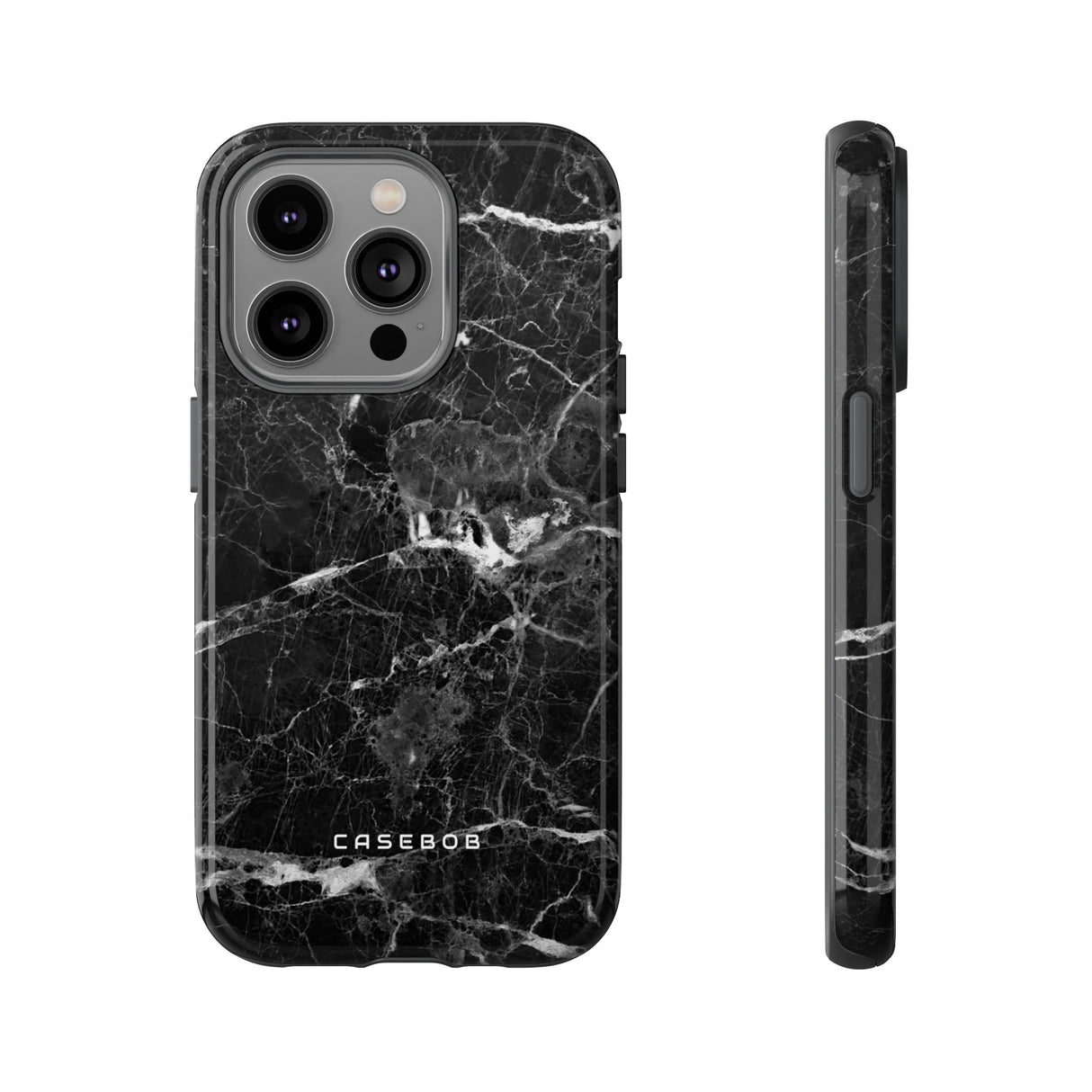 Black Marble - Protective Phone Case