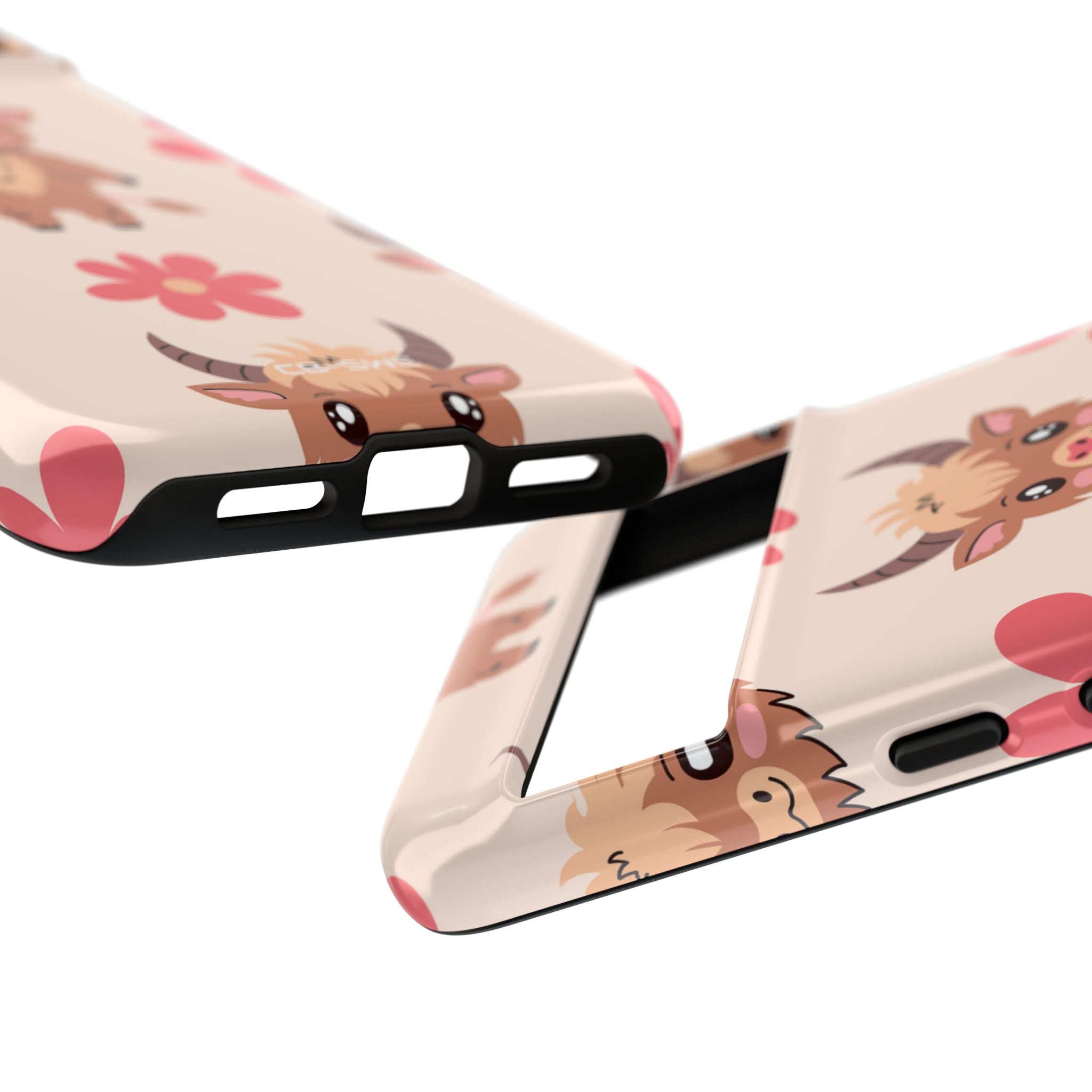 Cute Cattle & Flowers - Google Pixel Case