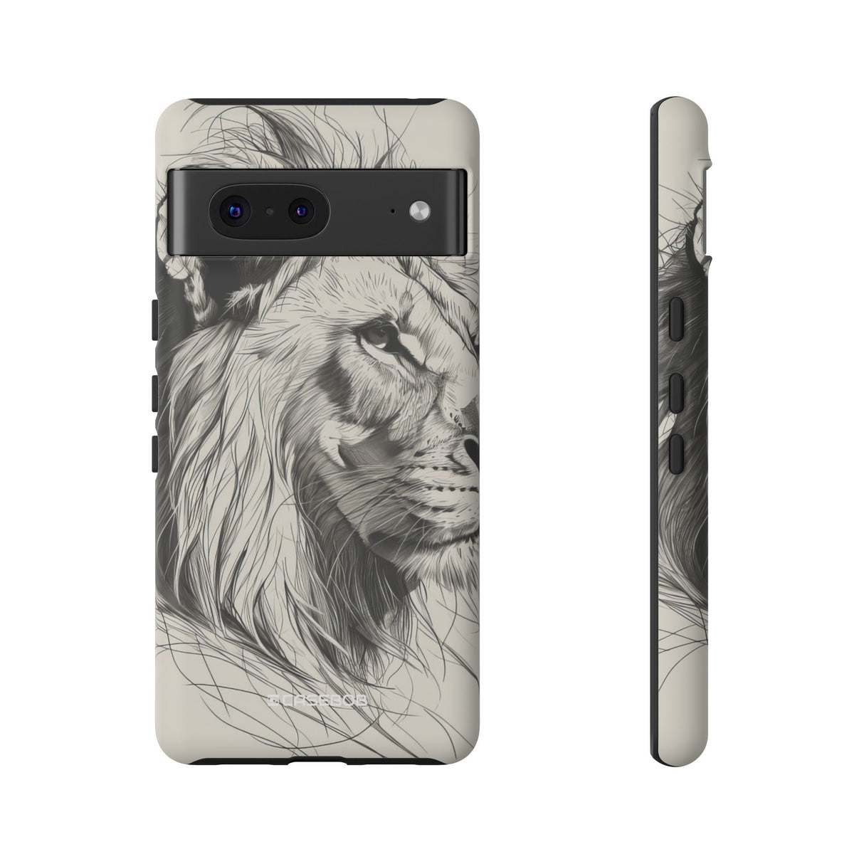 Majestic Linework Lion | Protective Phone Case for Google Pixel