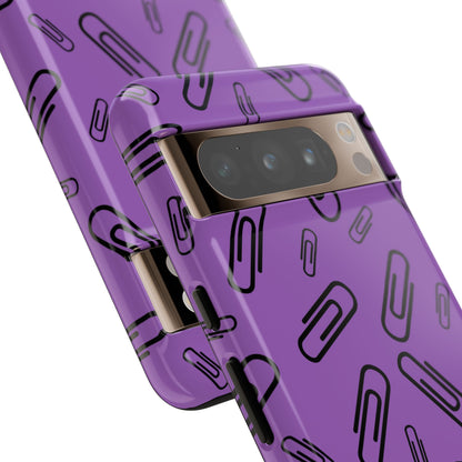 Paperclips Dance Playfully - Google Pixel Case