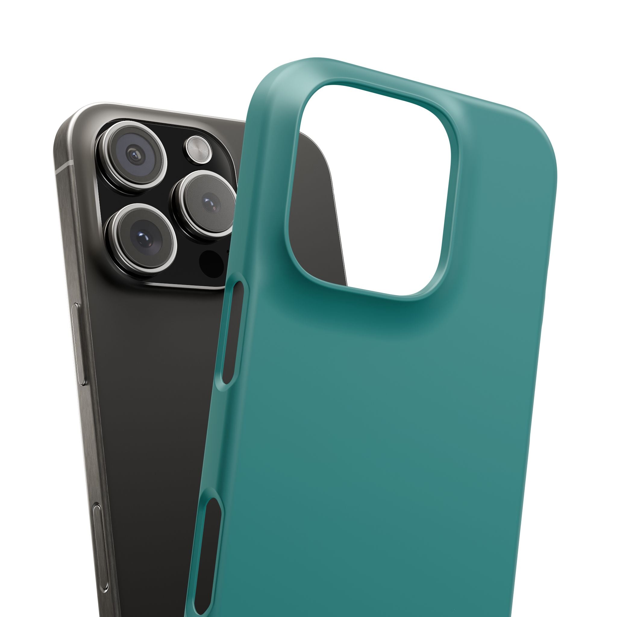 Dark Cyan iPhone 16 - Slim Phone Case