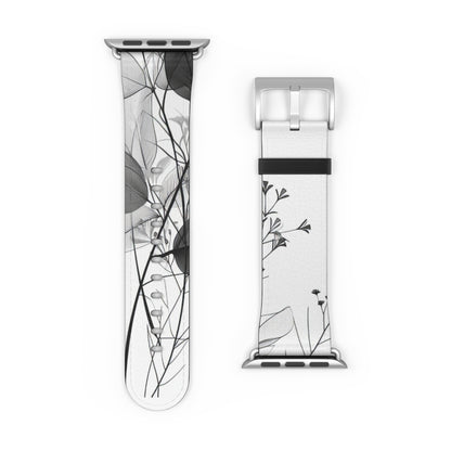 Silver Leaves - Watch Band