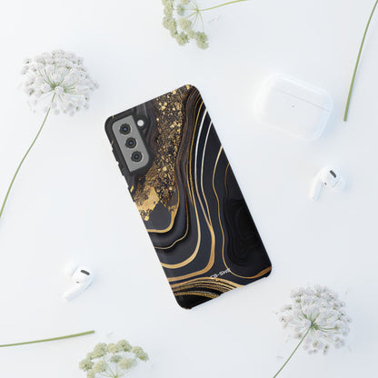 Elegant Gold Streams - Samsung Case