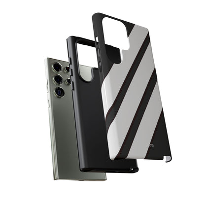 Diagonal Bands Noir Samsung S23 Ultra Case - Tough