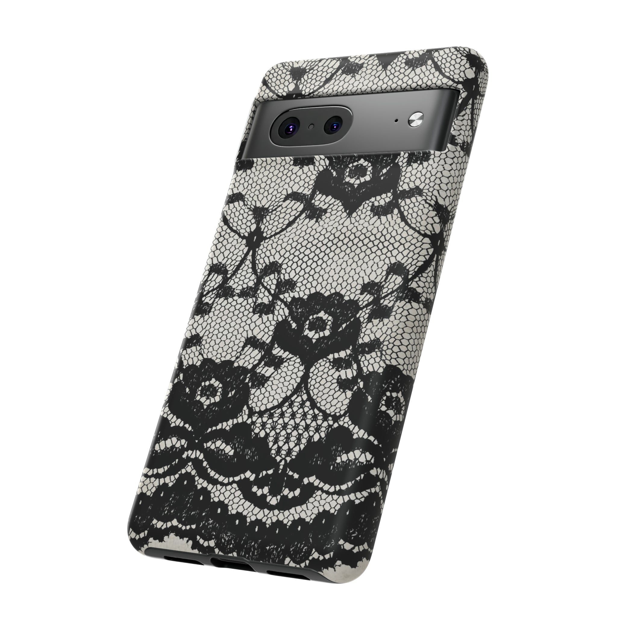 Lilrunge Gothic Flower - Protective Phone Case