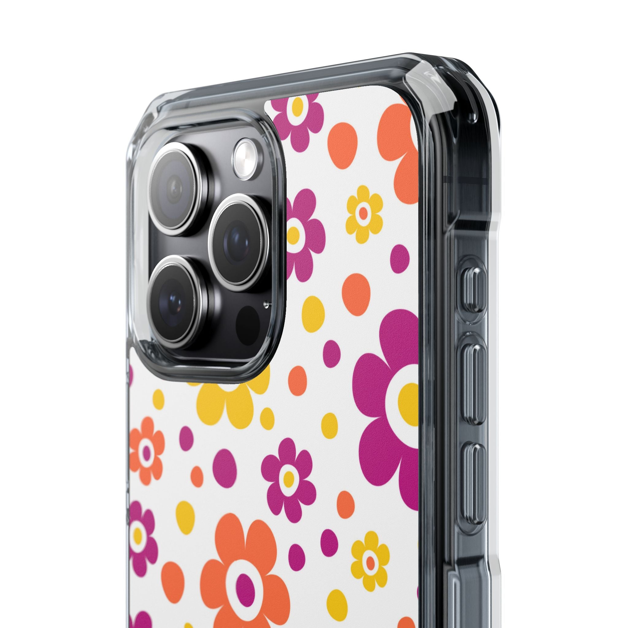 Retro Floral Playfulness iPhone Case - Impact
