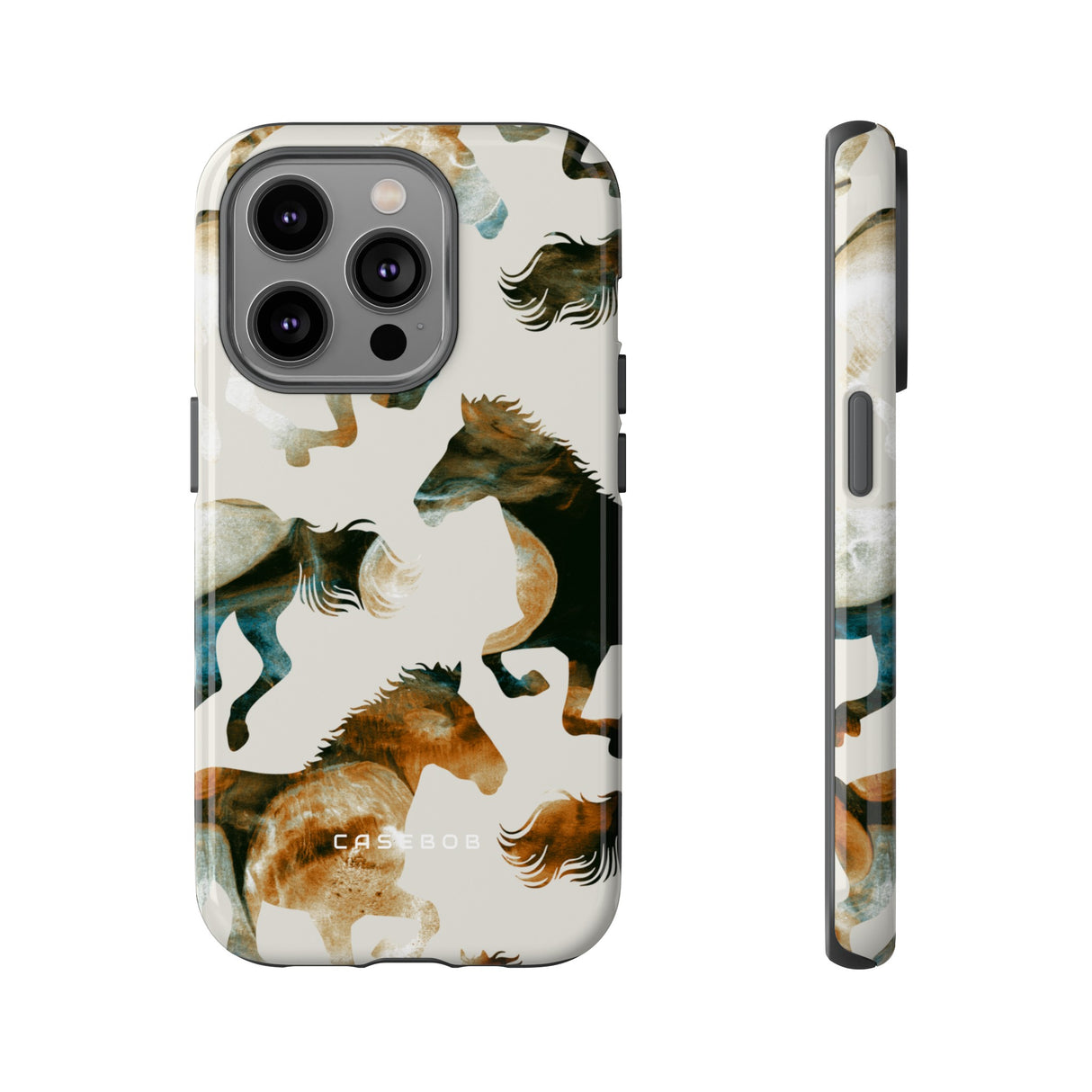 Tie Dye Horses - Protective Phone Case