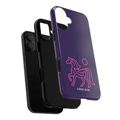 Celestial Stallion iPhone 16 Plus Case - Tough