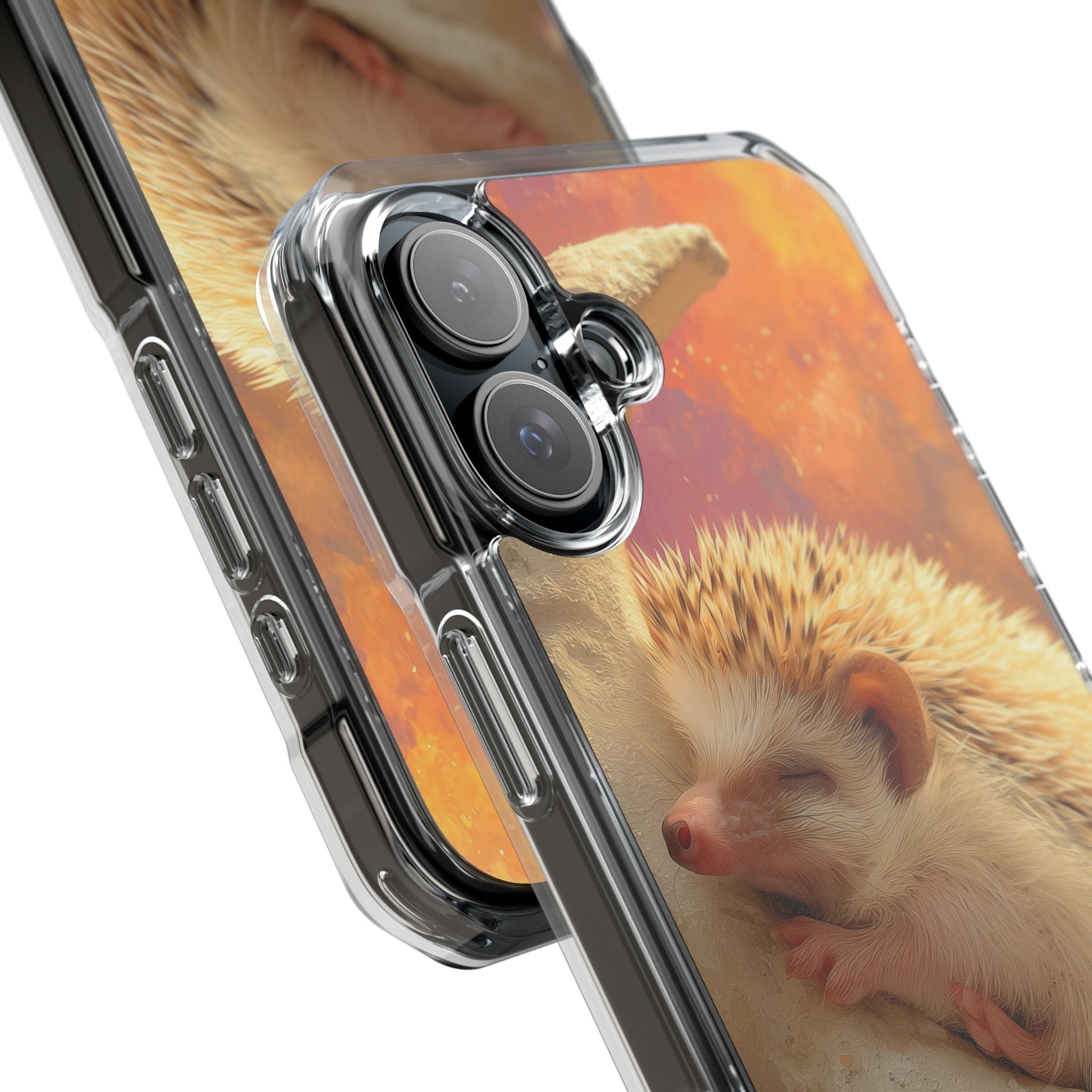 Hedgehog Rests Dreaming iPhone Case - Impact