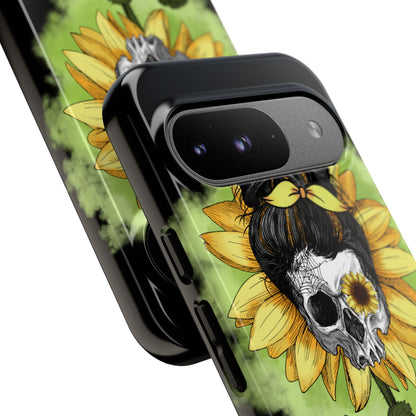 Sunflower Skull Fusion - Google Pixel Case
