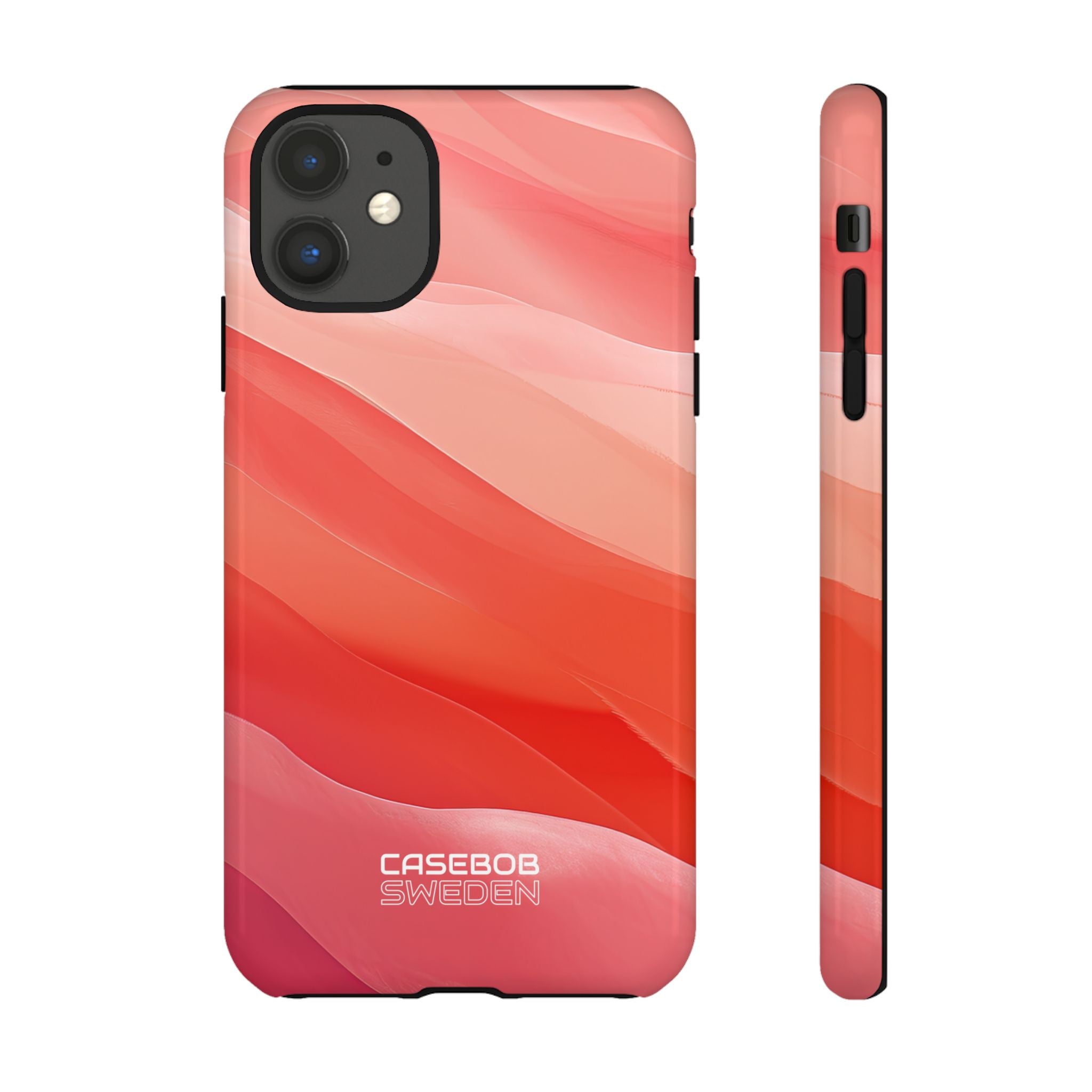 Flowing Coral Waves iPhone 11 - Tough