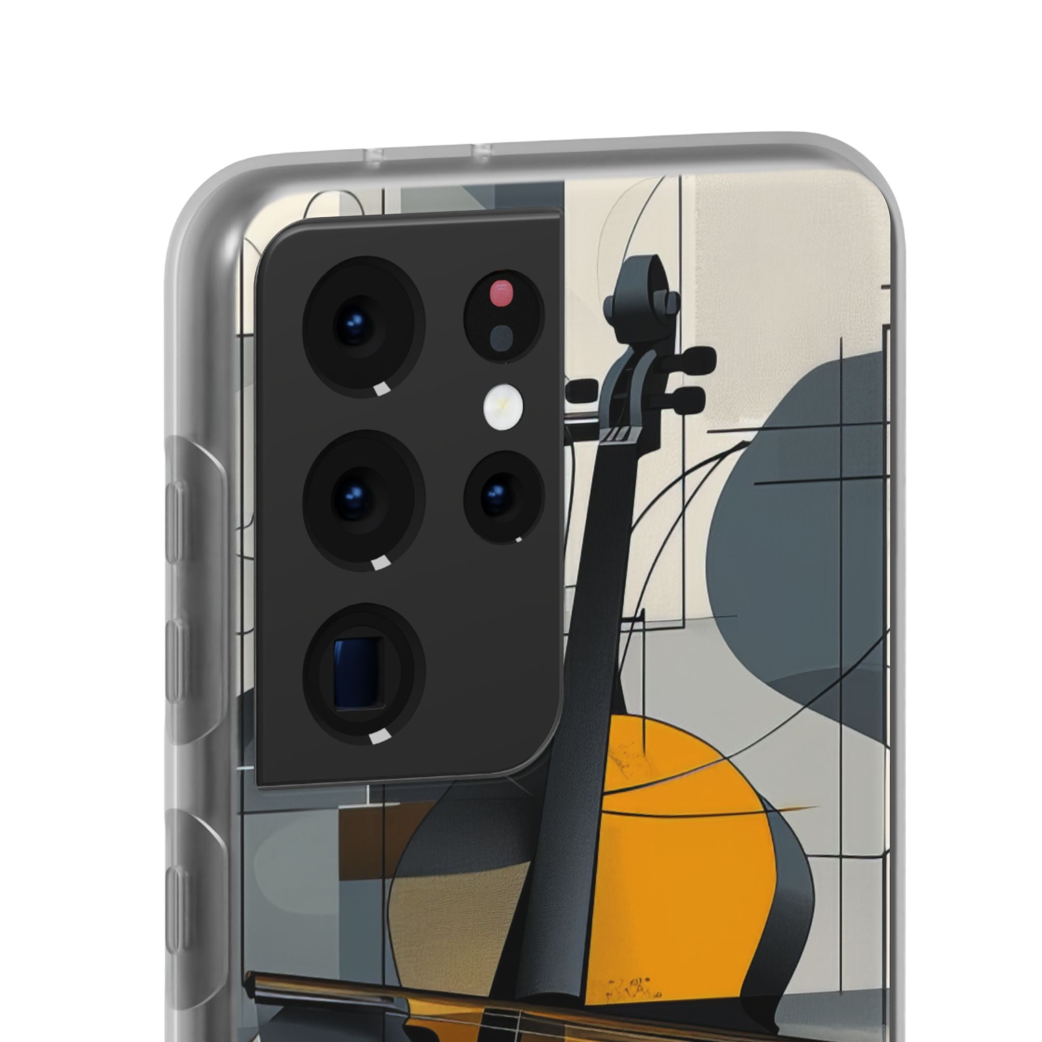 Cello Abstraction | Flexible Phone Case for Samsung Galaxy