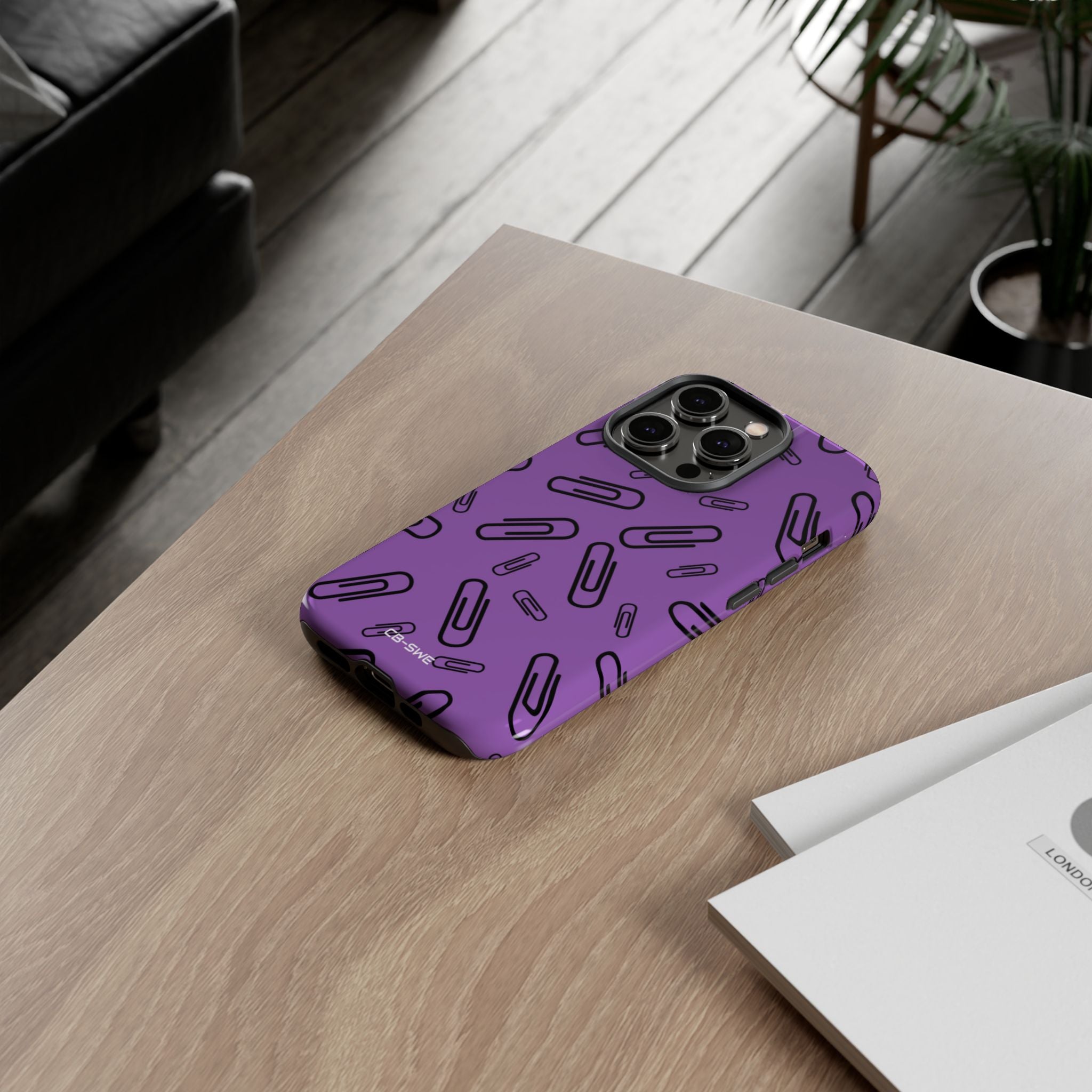 Paperclips Dance Playfully - iPhone Case