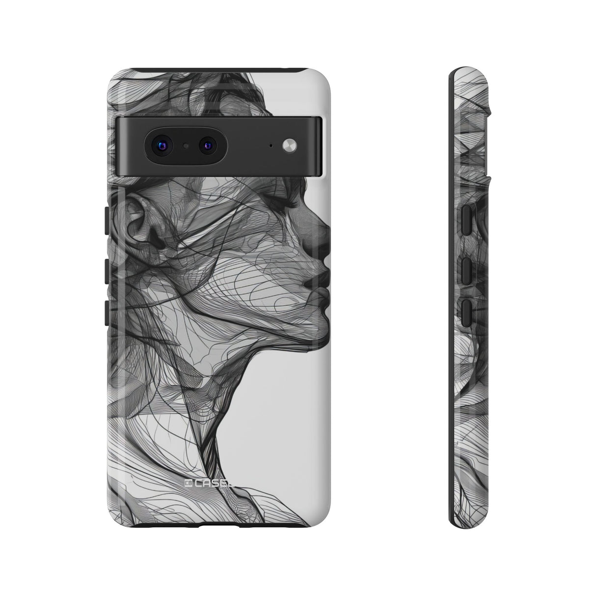 Ethereal Lines | Protective Phone Case for Google Pixel