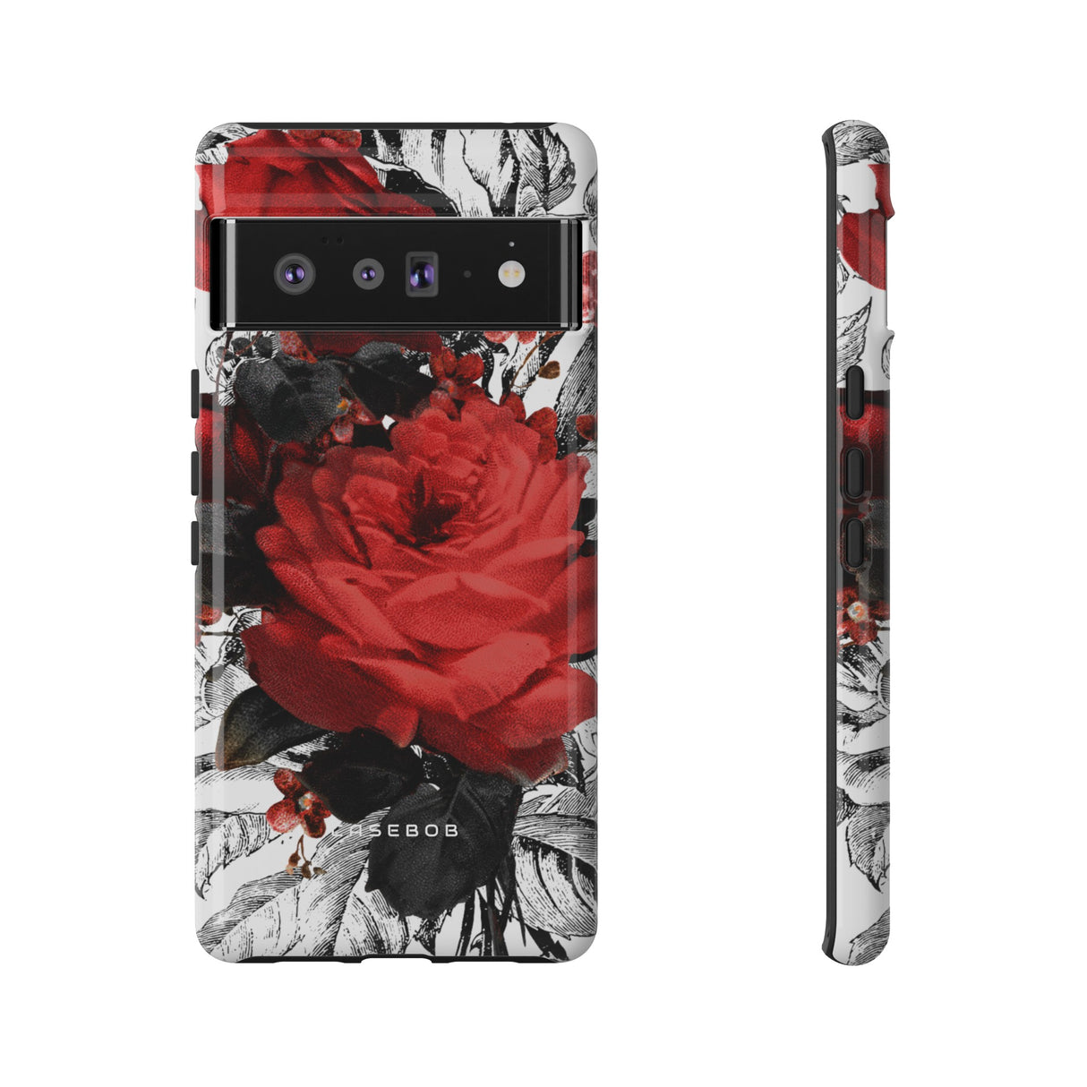 Cheruse Gothic Flower - Protective Phone Case