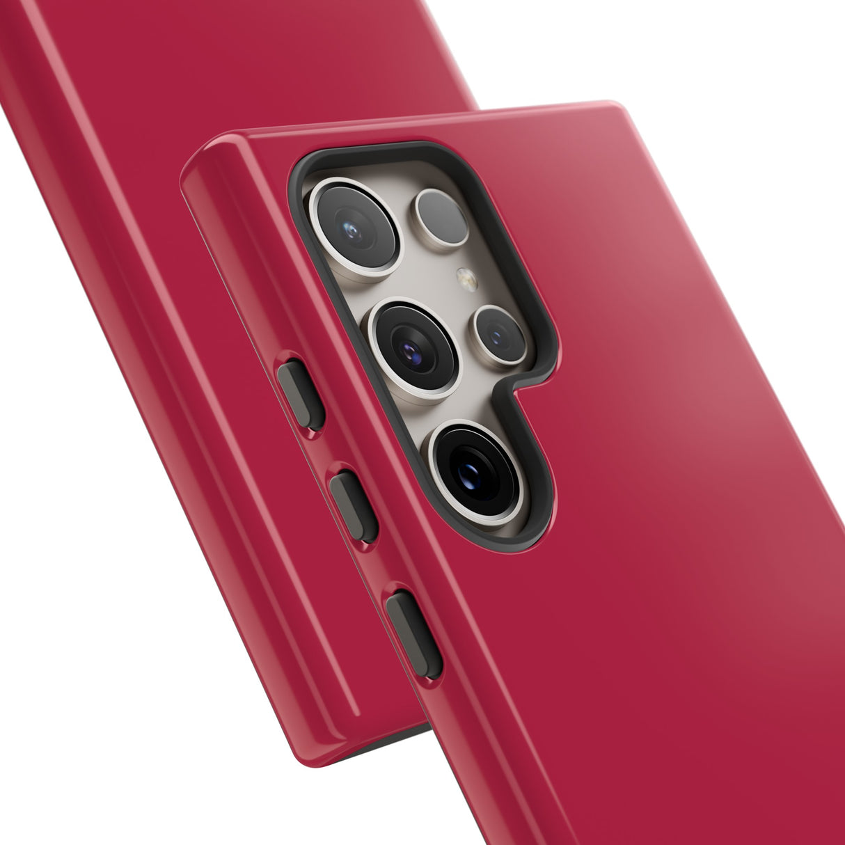 Bright Red Maroon - Protective Phone Case