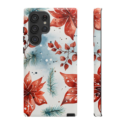 Poinsettias Bloom Bright - Samsung Case