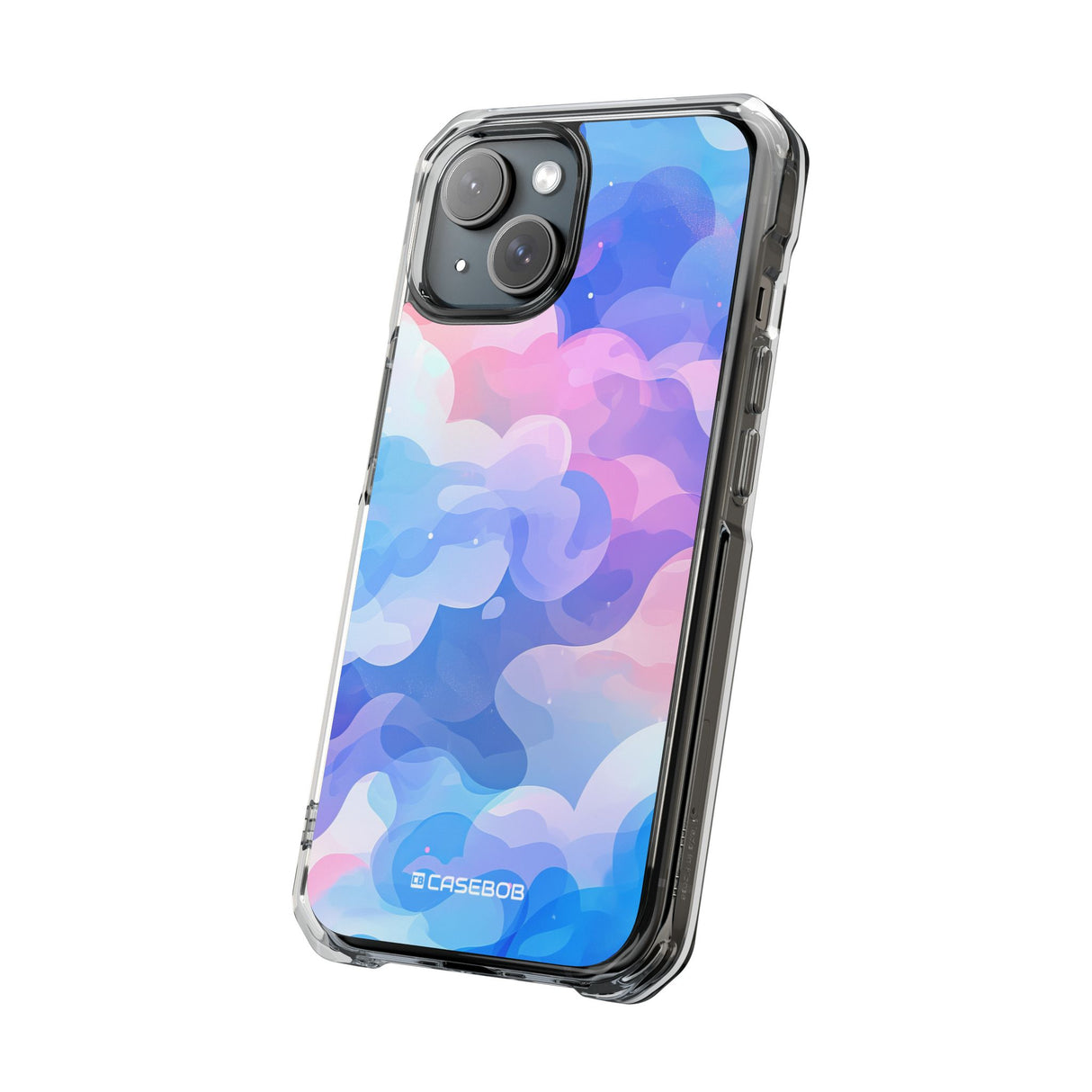 Serenity Design Focused | Handyhülle für iPhone (Clear Impact Case - Magnetisch) 