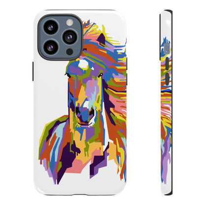 Horse Abstract Art iPhone Case (Protective) iPhone 13 Pro Max Glossy Phone Case