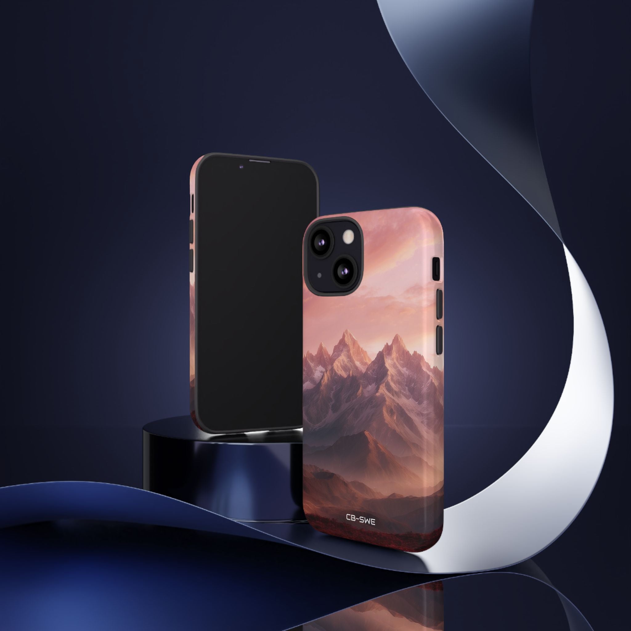 Vibrant Peaks Emerge - iPhone Case