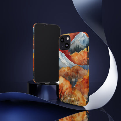 Autumn Leaves Dance - iPhone Case