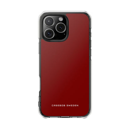 Maroon iPhone 16 - Clear Impact Phone Case