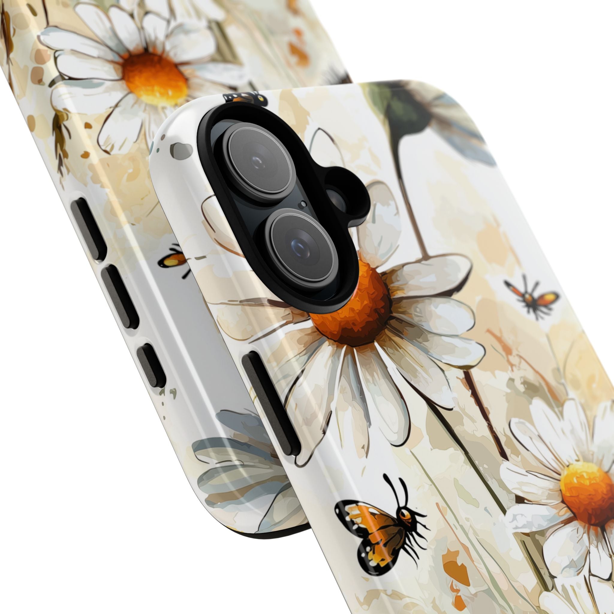 Daisies Dance Light - iPhone Case