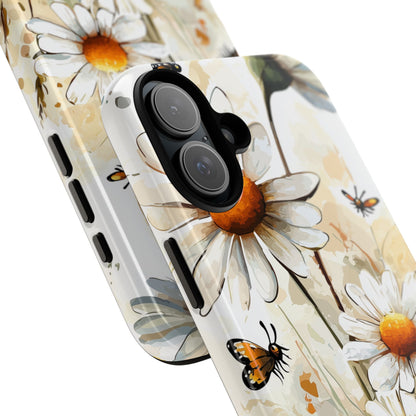 Daisies Dance Light - iPhone Case