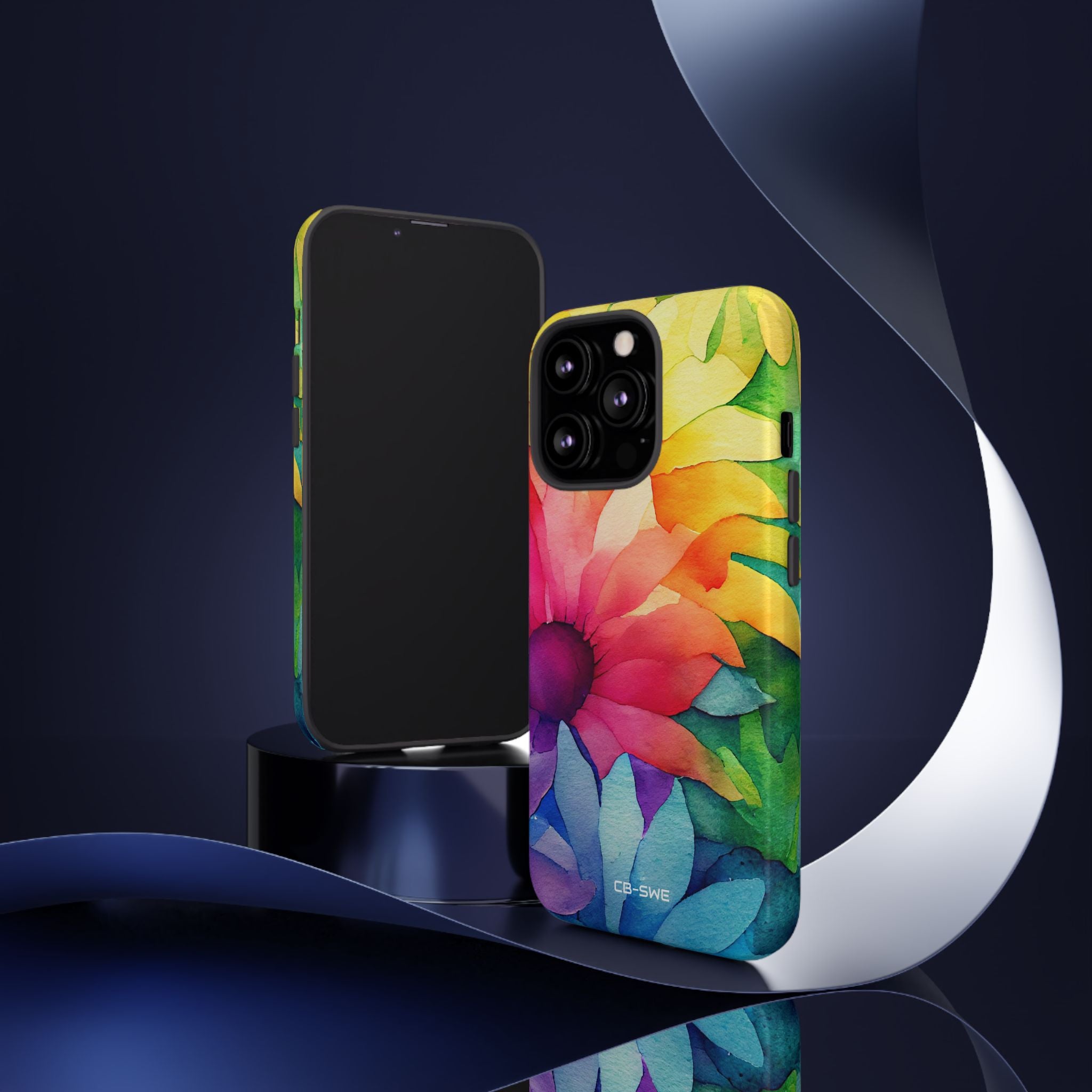 Vibrant Floral Symphony - iPhone Case